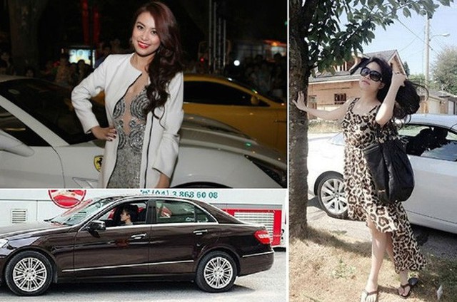 Hoàng Thùy Linh đã mua xe màu cà phê trị giá hơn 2 tỷ từ năm 2012.