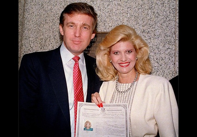 Tổng thống Trump và người vợ đầu tiên.