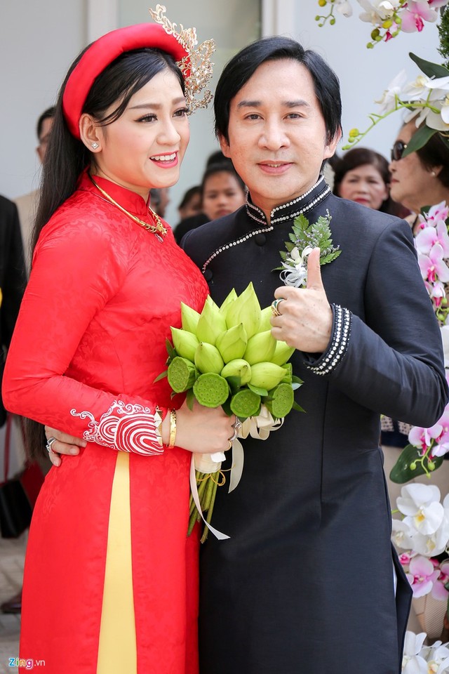 NSƯT Kim Tử Long trong ngày cưới con gái.