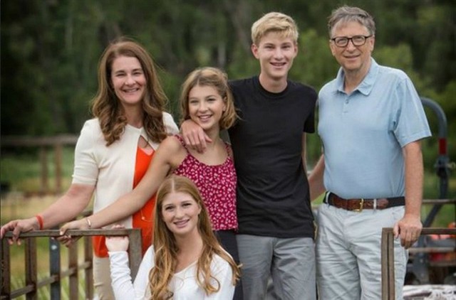 Gia đình Bill Gates.