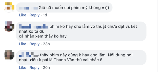 Nhiều người xem Việt đánh giá phim không hay cho lắm.