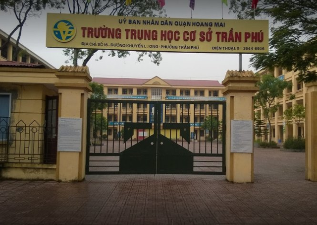 Trường THCS Trần Phú. Ảnh: PV