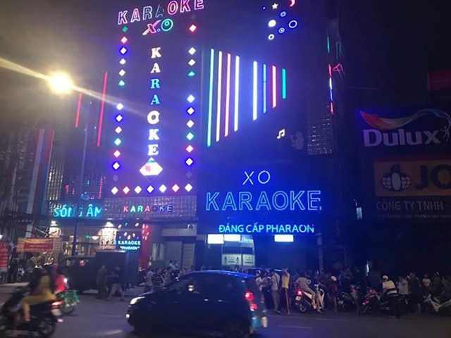 Karaoke XO hoành tráng mà Phúc XO tự nhận là chủ.