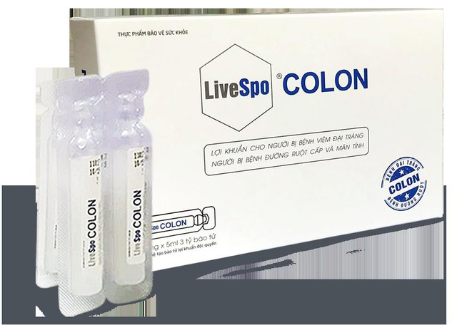 Colon là dòng sản phẩm bổ sung bào tử lợi khuẩn dành riêng cho bệnh nhân viêm đại tràng.