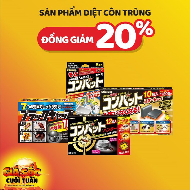 Sản phẩm diệt c&ocirc;n tr&ugrave;ng đồng giảm 20%