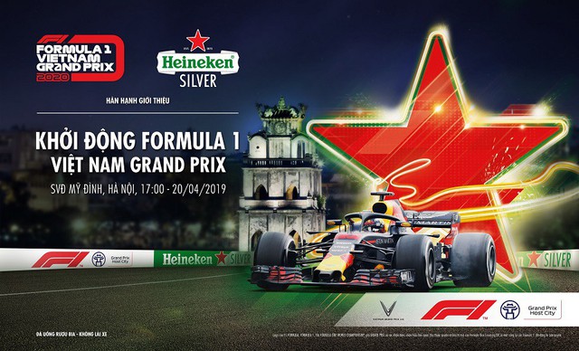 Sự kiện &ldquo;Khởi động Formula 1 Việt Nam Grand Prix&rdquo; v&agrave;o tối ng&agrave;y 20 th&aacute;ng 4 năm 2019 tại Quảng trường S&acirc;n Vận động Quốc gia Mỹ Đ&igrave;nh, H&agrave; Nội.