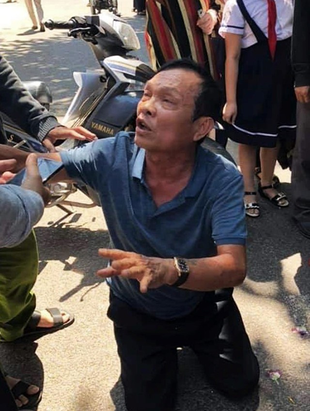 
Ông Nguyễn Đức Huyện, tài xế xe Lexus biển số 6666 gây tai nạn.

