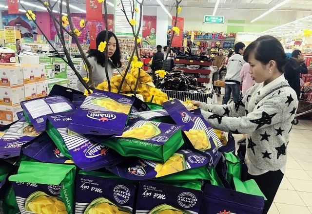 Hàng Việt chiếm tỷ lệ khá cao tại các siêu thị trên địa bàn thành phố