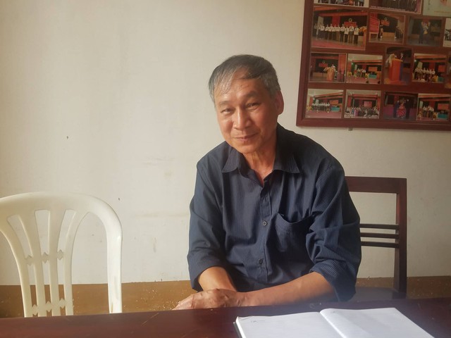 
Cụ Triệu Văn Tiến, Chủ tịch Hội người cao tuổi xã Hy Cương chia sẻ với PV.
