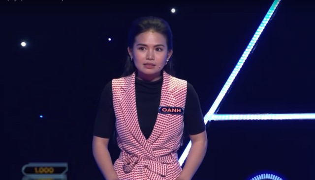 Hình ảnh Thùy Linh trong tập 1 gameshow Đối Mặt Thời Gian