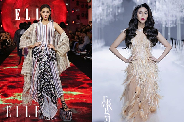 Thỉnh thoảng, Lan Khuê trình diễn catwalk trong một số show thời trang vì mối quan hệ thân thiết.