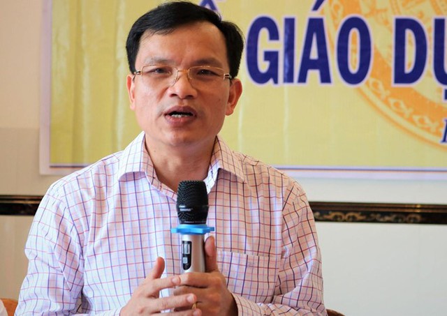 &Ocirc;ng Mai Văn Trinh cho rằng nhiều th&iacute; sinh chọn gi&aacute;o dục nghề nghiệp l&agrave; điều đ&aacute;ng mừng. Ảnh: M.N.