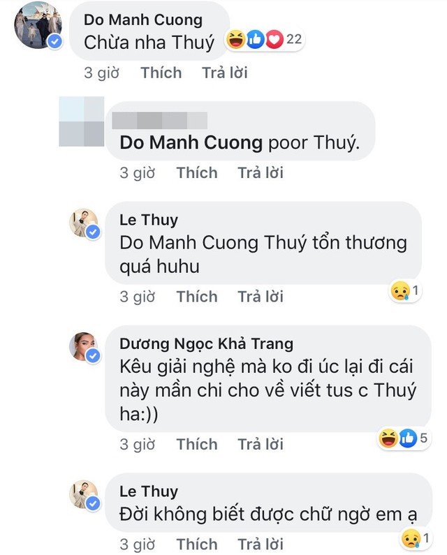 NTK Đỗ Mạnh Cường nhắc nhở Lê Thúy từ sau nên “chừa’’.