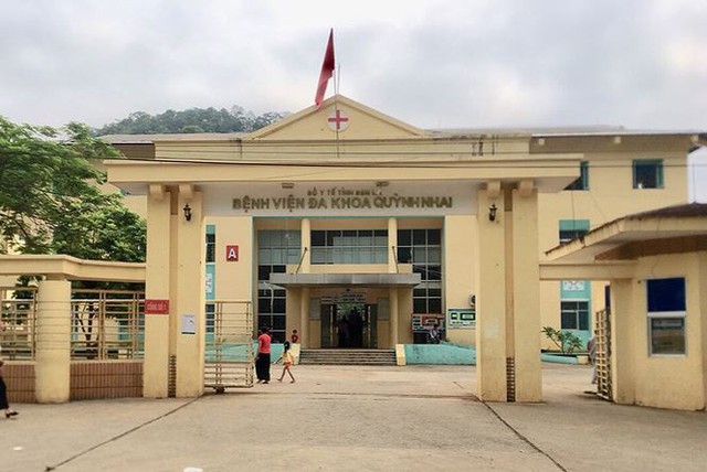 Bệnh viện Đa khoa Quỳnh Nhai, tỉnh Sơn La - nơi xảy ra sự việc. Ảnh: PV