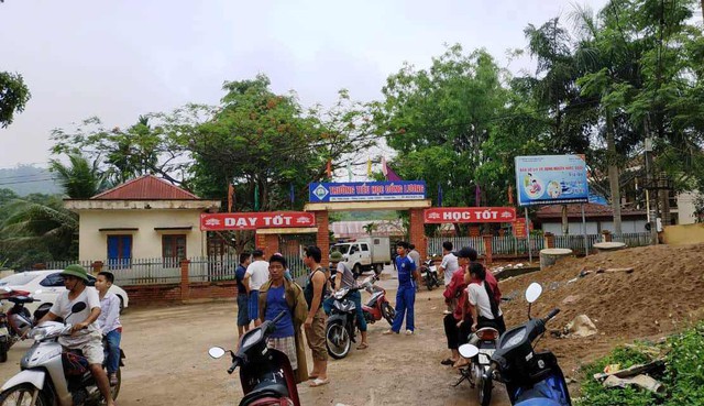Trường Tiểu học Đồng Lương, nơi xảy ra sự việc