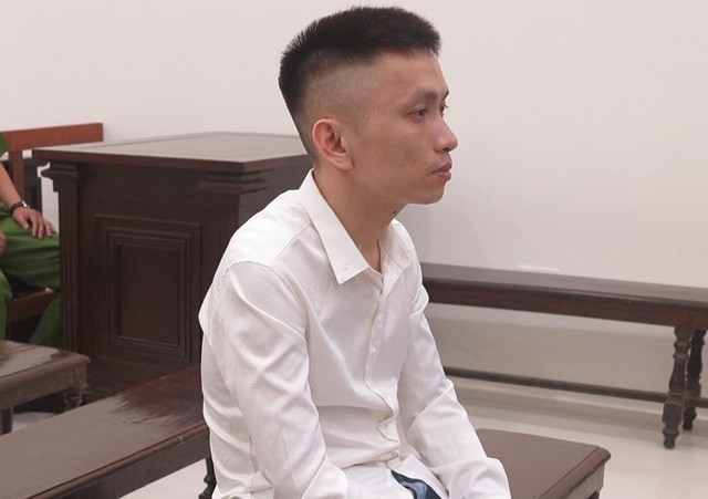 Cao Xuân Hưng tại phiên tòa.