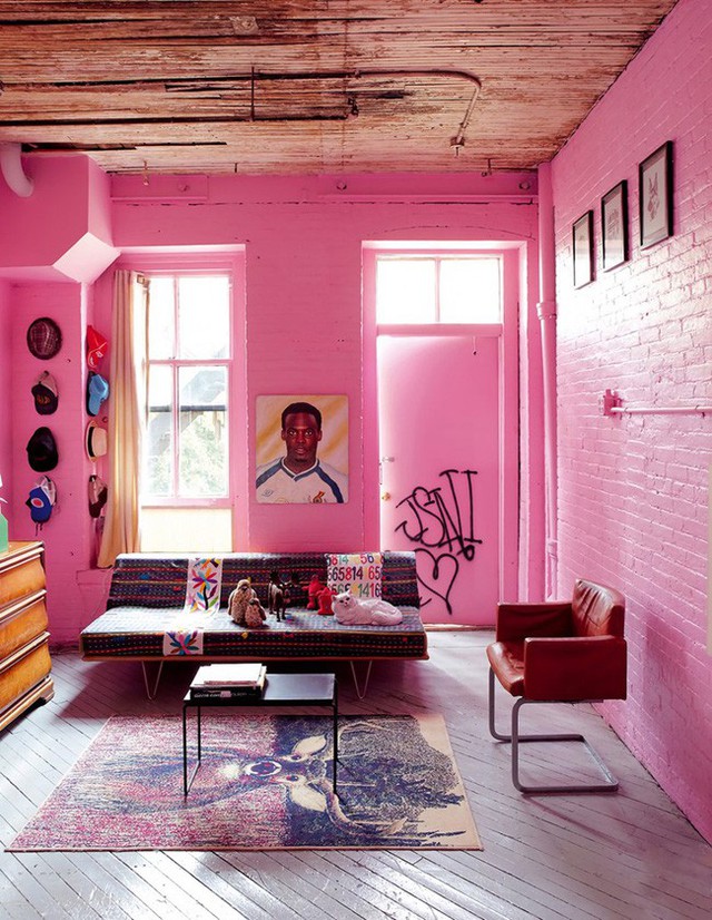 
Màu hồng sáng rực rỡ cũng được nhiều gia chủ lựa chọn cho cách thiết kế căn nhà.
