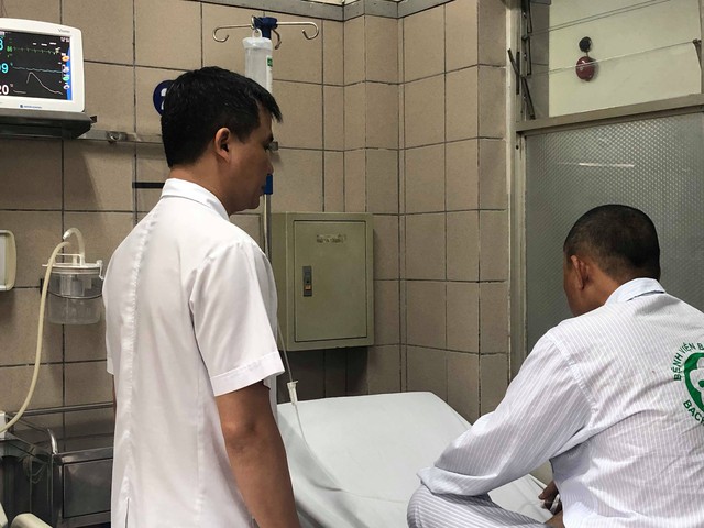 
Bệnh nhân đang được điều trị tại Trung tâm Chống độc
