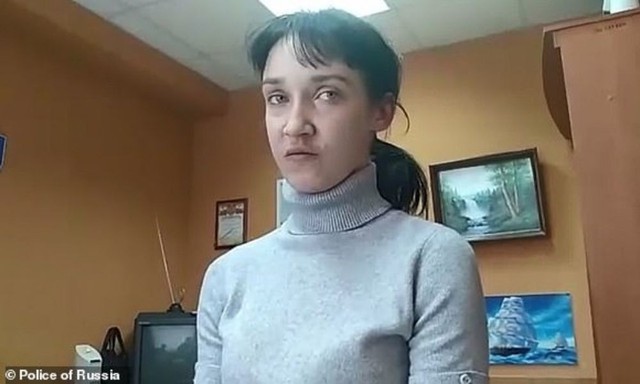 Người mẹ tàn nhẫn Svetlana Mirzoeva. Ảnh: Police of Russia