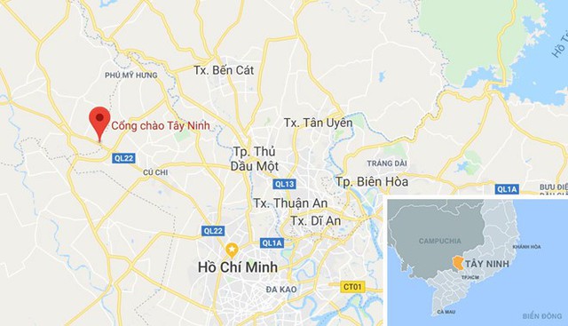 
Khu vực gần nơi xảy ra vụ tai nạn. Ảnh: Google Maps.
