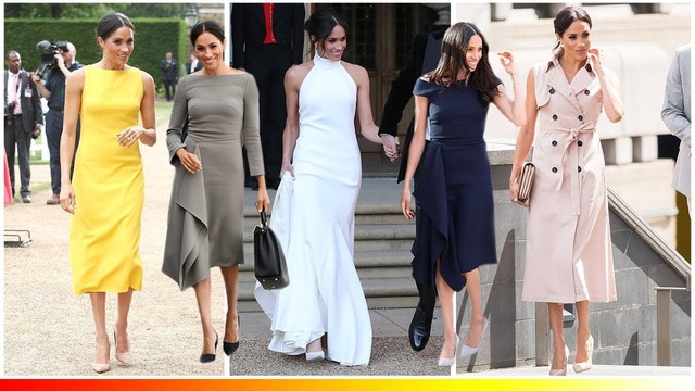 Meghan Markle sành điệu trong chuyến công du đầu tiên.