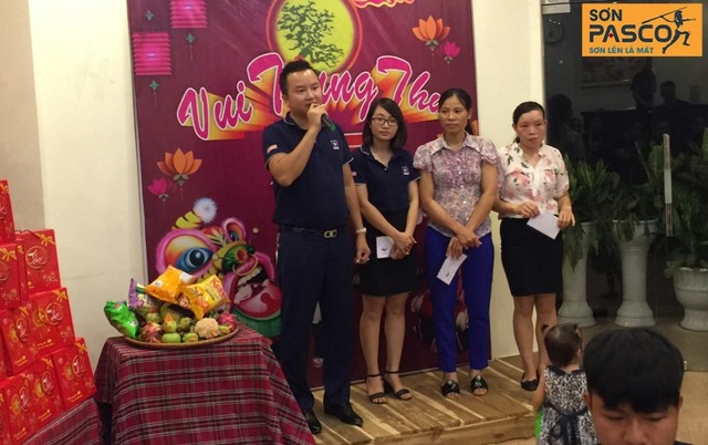 BLĐ công ty TNHH Sơn Pasco Việt Nam đã tổ chức một bữa tiệc “Vui Trung Thu” cho toàn thể cán bộ nhân viên công ty và gia đình được quây quần bên nhau.
