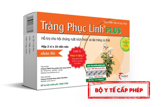 
Tràng Phục Linh Plus với thành phần 5 – HTP vừa giúp giảm triệu chứng, vừa cải thiện yếu tố thần kinh đường ruột – căn nguyên gây ra IBS
