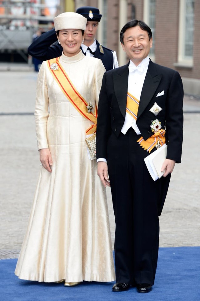Nhật hoàng Naruhito và vợ.
