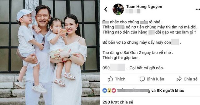 
Tuấn Hưng cũng từng dùng lời lẽ như dân xã hội để dằn mặt antifan vì dám chê con anh
