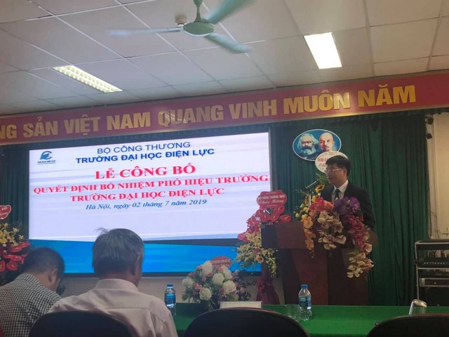 Lễ công bố quyết định bổ nhiệm tân Phó hiệu trưởng với ông Nguyễn Lê Cường gây ra dư luận trái chiều trong nội bộ cán bộ, giảng viên Đại học Điện lực.