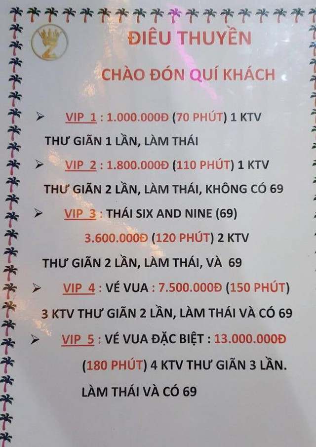 
Các dịch vụ của tiệm massage Điêu Thuyền được các dân chơi giải mã trên tờ Đất Việt.
