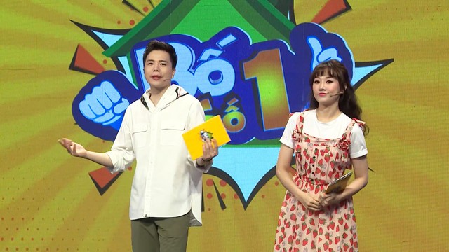 Trịnh Thăng Bình và Hari Won đang đảm nhận vai trò MC chương trình Bố là số 1