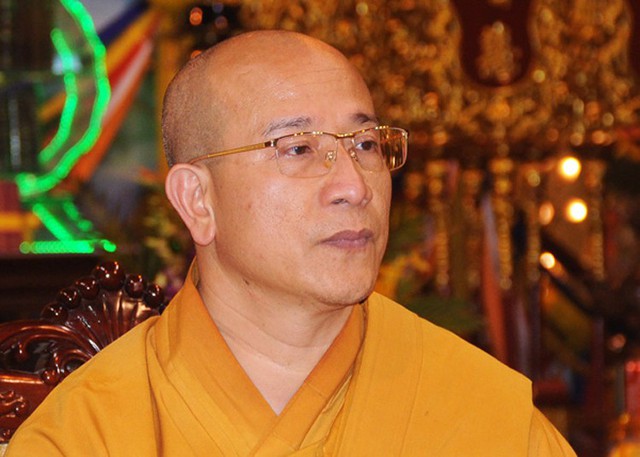 Đại đức Thích Trúc Thái Minh, trụ trì chùa Ba Vàng, Quảng Ninh. Ảnh: Viết Tuân.