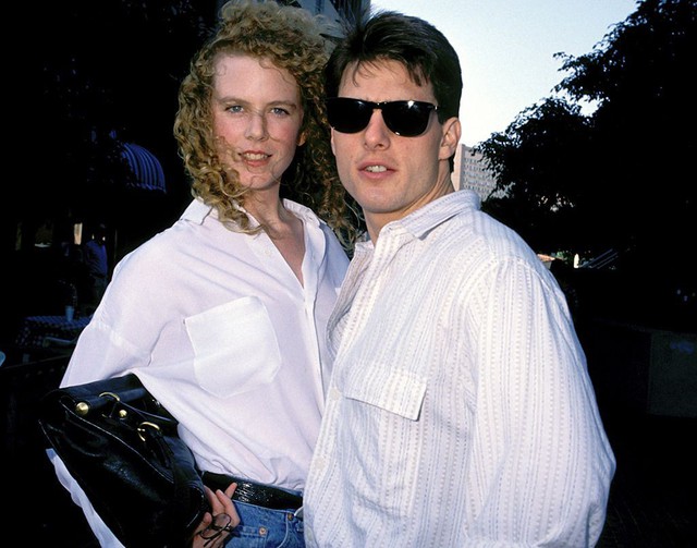 Nicole Kidman sánh vai bên chồng cũ – tài tử Tom Cruise – vào những năm 1990