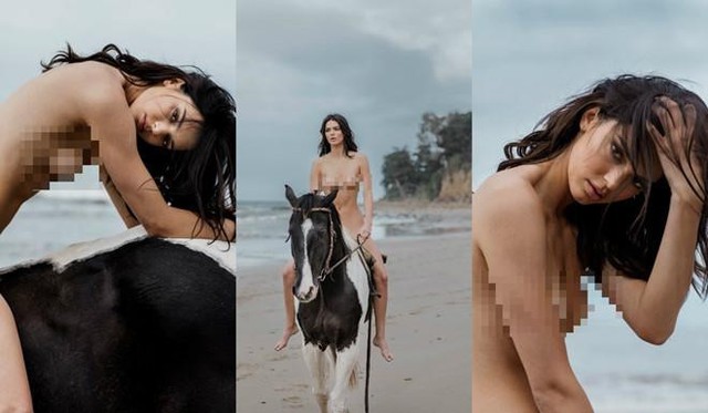 
Những bức ảnh khoe thân đầy táo bạo của Kendall Jenner dưới ống kính của Russell James.
