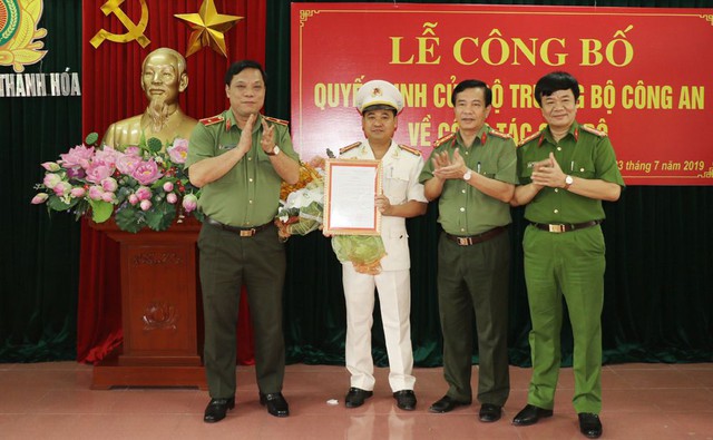 Bổ nhiệm trưởng công an thành phố Thanh Hóa - Ảnh 1.