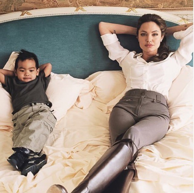 Angelina Jolie cho rằng Maddox là đứa con giống mình nhất.