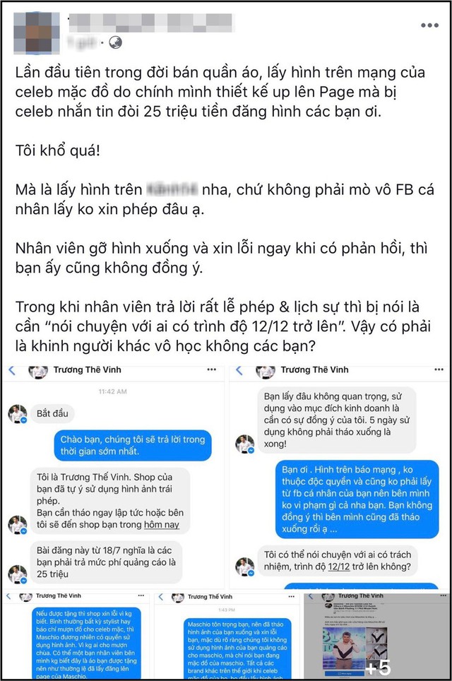 Bị nhãn hàng tự ý sử dụng hình ảnh không xin phép còn tố ngược, Trương Thế Vinh bức xúc: Nghệ sĩ không xin để anh dùng ngôn từ bố thí như vậy - Ảnh 3.