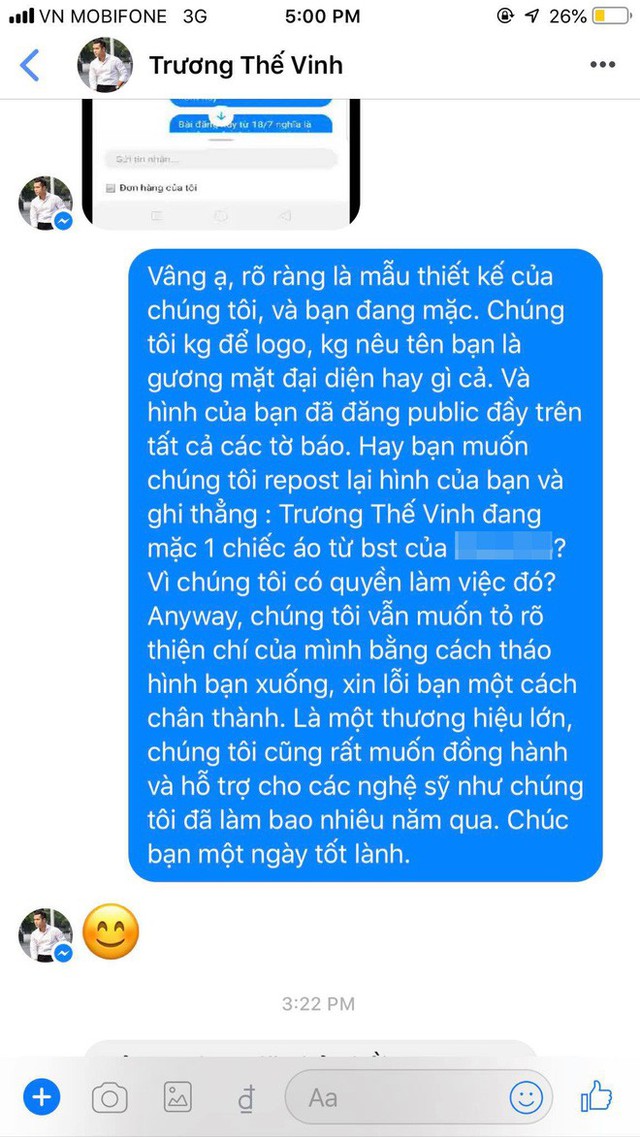 Bị nhãn hàng tự ý sử dụng hình ảnh không xin phép còn tố ngược, Trương Thế Vinh bức xúc: Nghệ sĩ không xin để anh dùng ngôn từ bố thí như vậy - Ảnh 7.