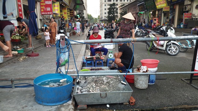 Hoàng Mai: Phớt lờ biển cấm dừng đỗ, ô tô ken đặc 3 làn trên vỉa hè - Ảnh 20.