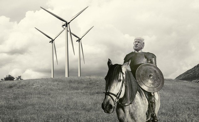 Tiết lộ gây sốc về mối thâm thù kỳ lạ của ông Trump với những chiếc cối xay gió - Ảnh 1.