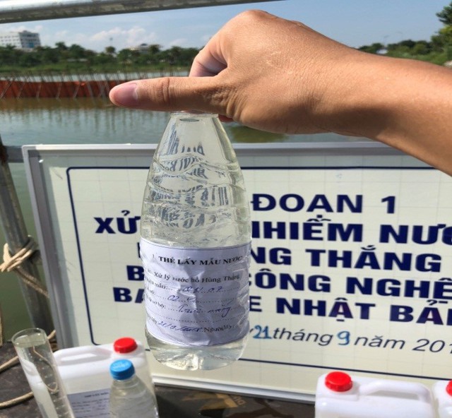 4 hồ điều hòa bị ô nhiễm ở Quảng Ninh hiện tại ra sao sau hơn 1 tháng thử nghiệm bằng bột thiên nhiên? - Ảnh 5.