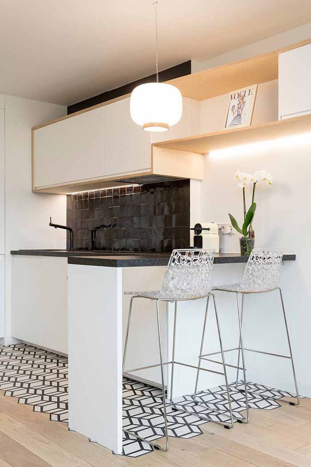 Nhỏ gọn và tiện dụng, những thiết kế nhà bếp này dành riêng cho các căn hộ chung cư có diện tích dưới 60m² - Ảnh 2.