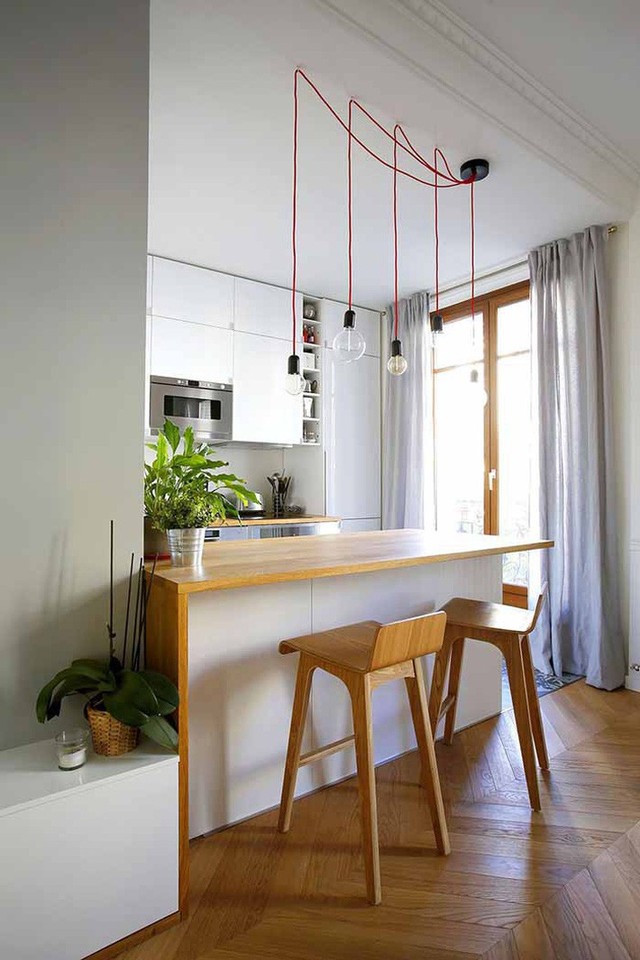 Nhỏ gọn và tiện dụng, những thiết kế nhà bếp này dành riêng cho các căn hộ chung cư có diện tích dưới 60m² - Ảnh 3.