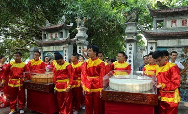 Cặp bánh trung thu kỷ lục Việt Nam nặng đến 3 tạ - Ảnh 3.