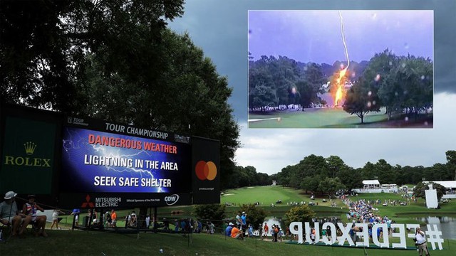 Đang chơi sân golf sung sướng nhiều người hốt hoảng chạy toán loạn vì hiện tượng này - Ảnh 1.