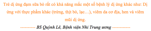 Con bỗng nhiên nổi mẩn sau uống sữa bò, mẹ cần biết những điều này để tránh con bị sốc phản vệ - Ảnh 3.