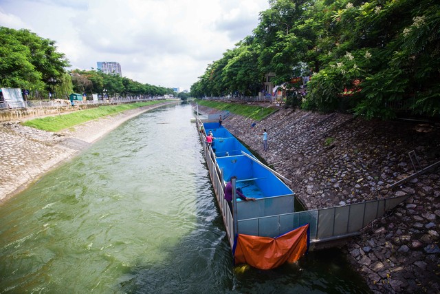 Lắp đặt khu vực trình diễn xử lý nước ô nhiễm, chuyên gia Nhật sẽ tắm sông Tô Lịch - Ảnh 5.