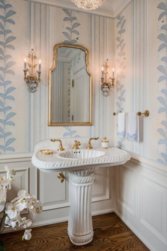Khó cưỡng lại vẻ đẹp của những phòng tắm màu xanh dịu mát - Ảnh 15.