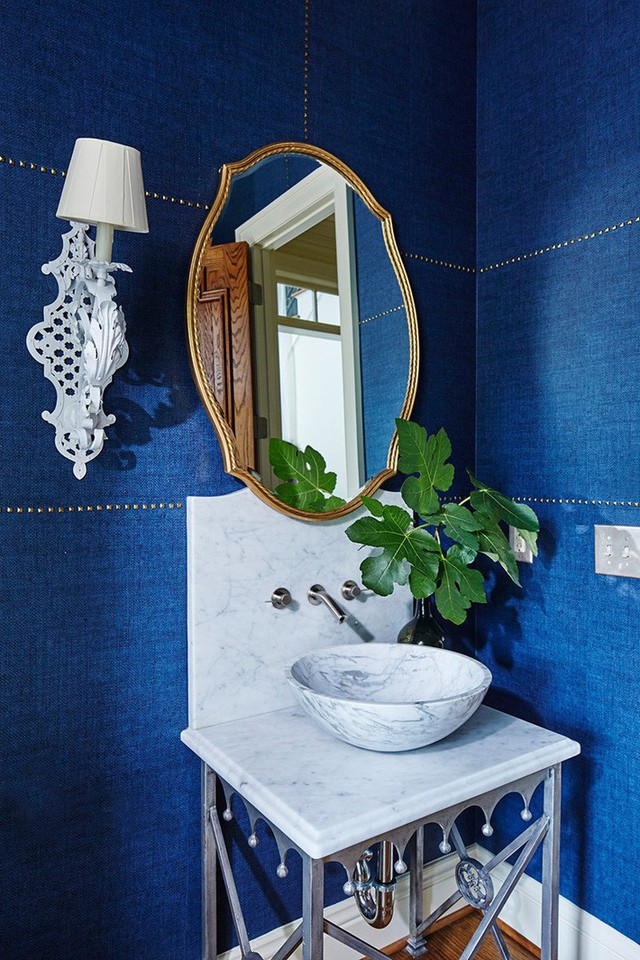 Khó cưỡng lại vẻ đẹp của những phòng tắm màu xanh dịu mát - Ảnh 5.